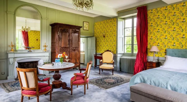 Двухместный номер Standard с видом на озеро Chateau de la Villedubois