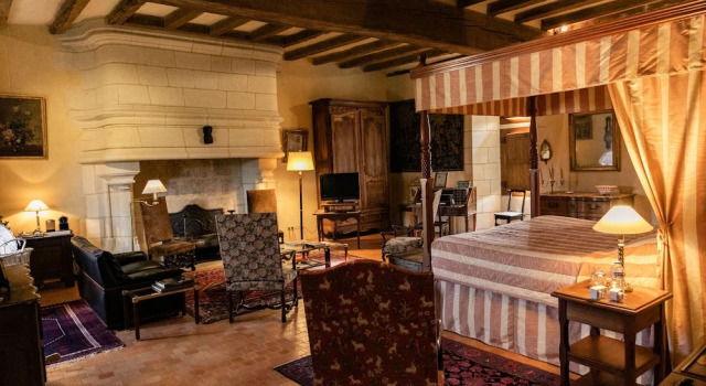 Люкс Deluxe с 2 комнатами с видом на сад Manoir Du Bois Noblet