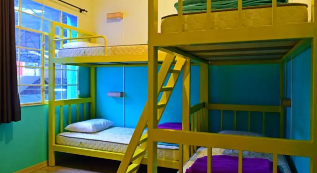 Кровать в общем номере (женский номер) Social Hostel Café e Bar