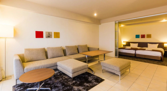 Четырёхместный номер Deluxe Hakodate Danshaku Club Hotel & Resorts