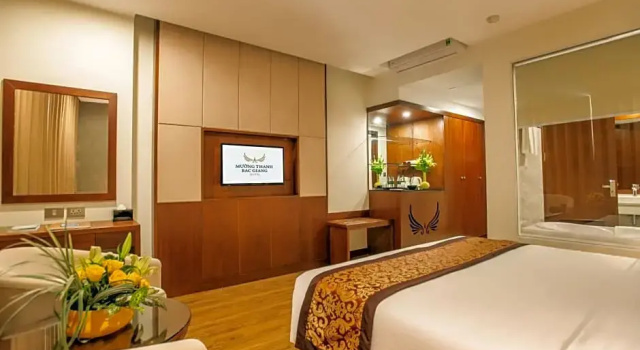 Двухместный номер Deluxe с красивым видом из окна Muong Thanh Luxury Bac Giang Hotel