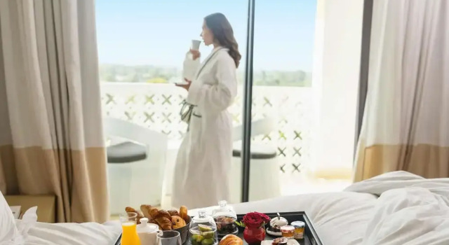 Двухместный номер Deluxe с балконом Sofitel Rabat Jardin Des Roses