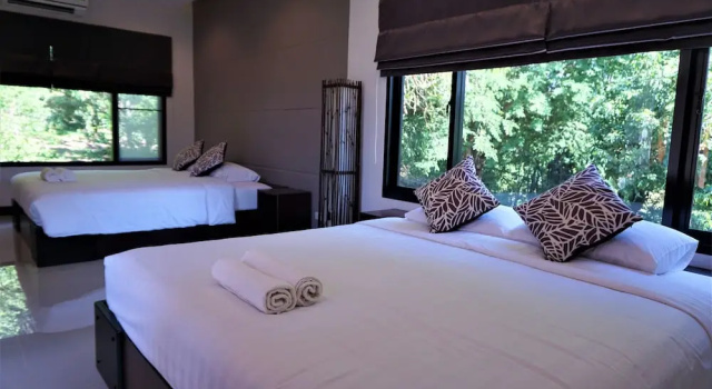Четырёхместный номер Standard с видом на сад Bhupimarn Garden House