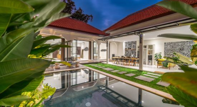 Alisa 4 villa - Amazing Jungle View,Huge Pool, 4BDR villa, Book Villa 3-stjernede hoteller i Bali, 3*