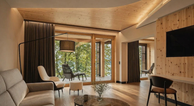 Suite avec balcon et Vue sur le lac Buff Medical Resort