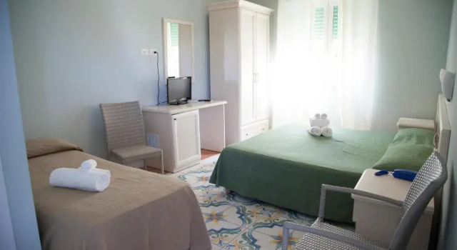 Двухместный номер Deluxe с балконом и с видом на море Medea Beach Resort - Cultural Stay near Amalfi Coast & Paestum