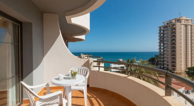 Апартаменты c 1 комнатой с балконом и с видом на море Aparthotel Terraces Galetamar