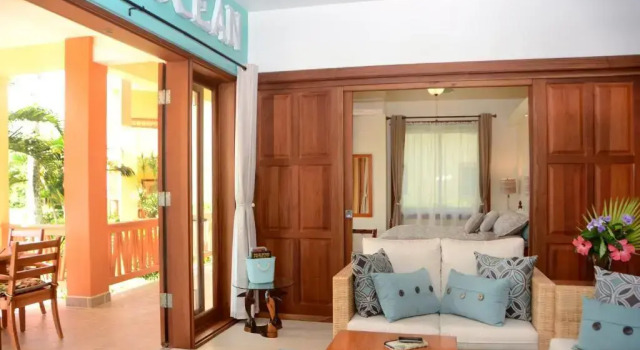 Апартаменты Цокольный этаж Beach Walkout Condo 112 3BR2BA Sleeps 8