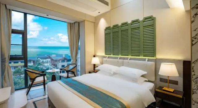 Люкс Дуплекс с видом на море Anlan Seaview Resort Beihai Weizhou Island