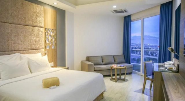 Двухместный номер Deluxe с балконом и с видом на море Swandor Cam Ranh Resort-Ultra All Inclusive