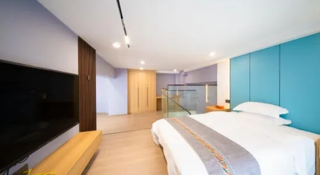 Семейный люкс с 2 комнатами Xitianwu Hotel