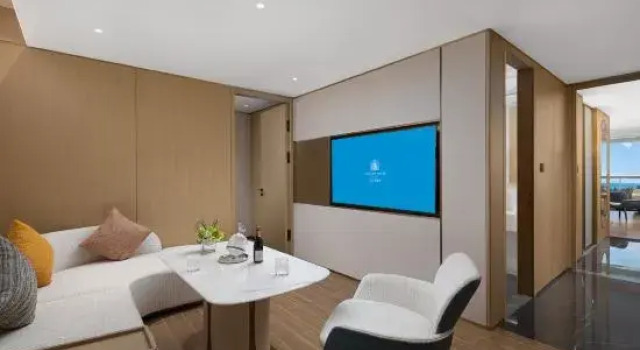 Семейный люкс Deluxe с 2 комнатами с красивым видом из окна Hainan Sangem Moon Hotel