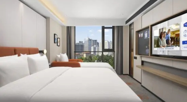 Двухместный семейный номер Deluxe Hampton by Hilton Chengdu Jiuyanqiao Dongda Road