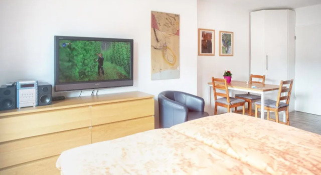 Студия с балконом Apartment11 Thüringer