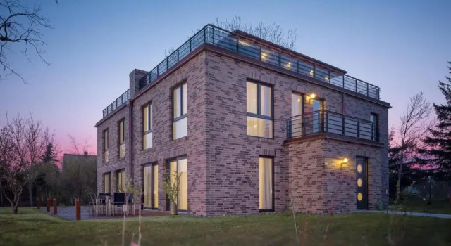 Вилла Villa Lotsenhäuser Rügen - Luxus Ferienhaus - 3 Schlafzimmer - Sauna - Dachterrasse mit Boddenblick