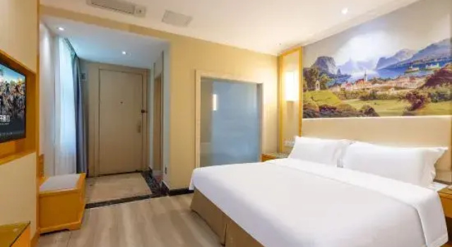 Двухместный номер Superior GreenTree Inn Guangzhou Chimelong Paradise Yuangang Metro Station Hotel