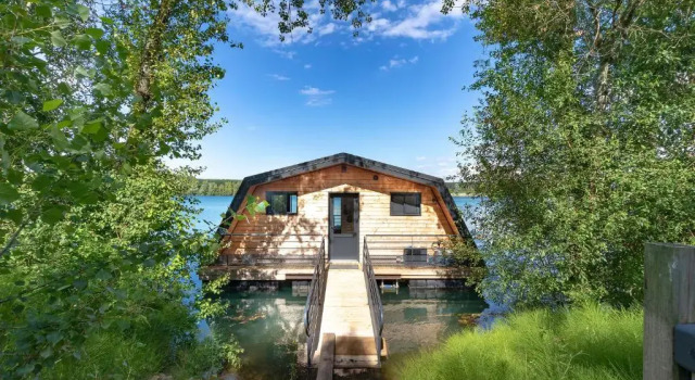 Коттедж Maison Flottante - Houseboat - Baurech Insolite