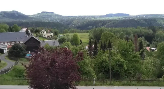 Апартаменты с 2 комнатами Landhaus Rundblick im Elbsandsteingebirge bei Bad Schandau