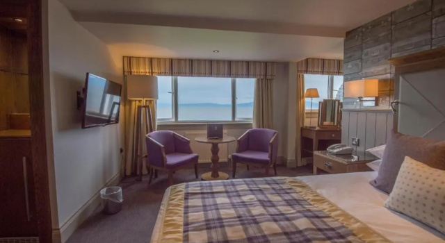 Двухместный номер Deluxe с видом на море Seamill Hydro Hotel