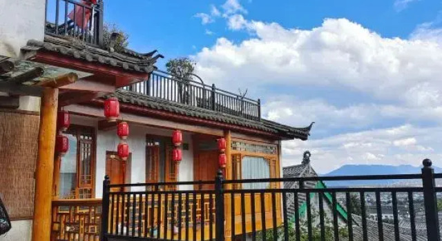 Tianmu Yunju·Retro Xiangyun Ancient City Panoramic View Light Luxury Beauty Suite, Забронировать Отель Лицзян Юньнань, рядом с Улица Сквер-стрит Древнего города Даянь