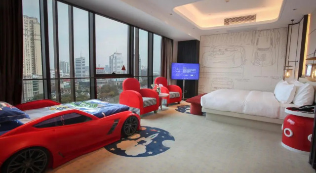 Standard Dreier Zimmer 银都酒店 Yandoo Hotel