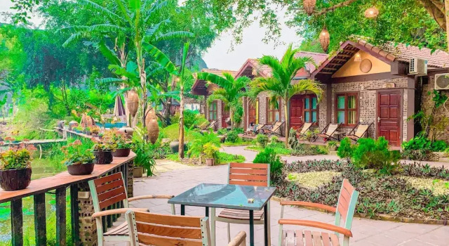 Одноместный номер Standard с видом на реку Tam Coc Central Bungalow - Hostel
