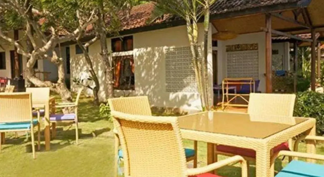 Двухместный номер Deluxe с балконом и с видом на море Relax Beach Resort Candidasa