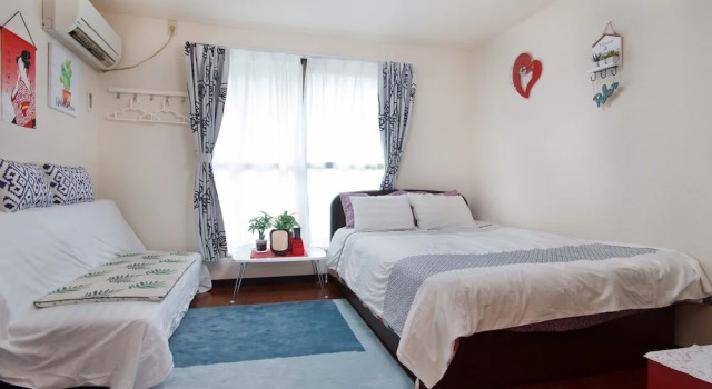 Двухместный семейный номер Standard Young Minbak Osaka Guest House