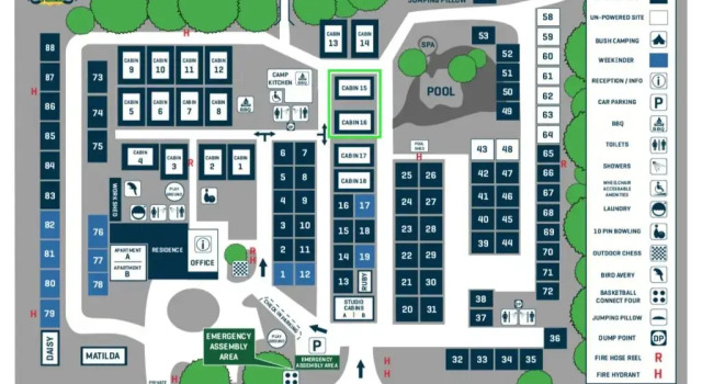 Номер Standard с 3 комнатами с видом на бассейн BIG4 Bays Holiday Park