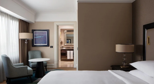 Двухместный номер Deluxe с видом на город Istanbul Marriott Hotel Pendik