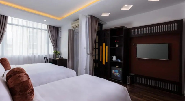 Двухместный номер Deluxe с видом на город Hanoi Center Silk Lullaby Hotel and Travel