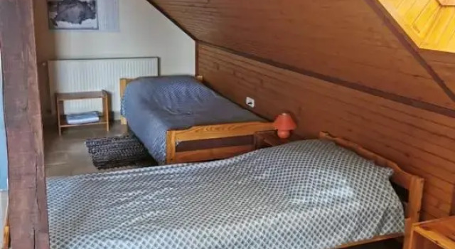 Кровать в общем номере Guest house Magyar Route 66