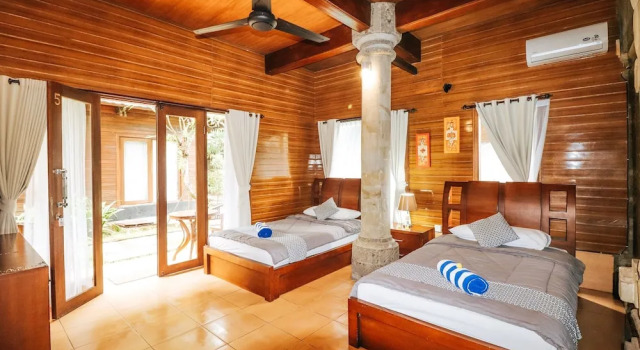 Двухместный коттедж Standard с балконом Villa Happy Jimbaran
