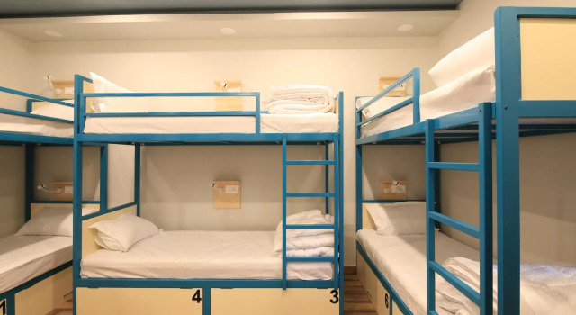 Кровать в общем номере (женский номер) Хостел Blue Beds