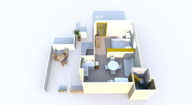Студия Avra Apartments