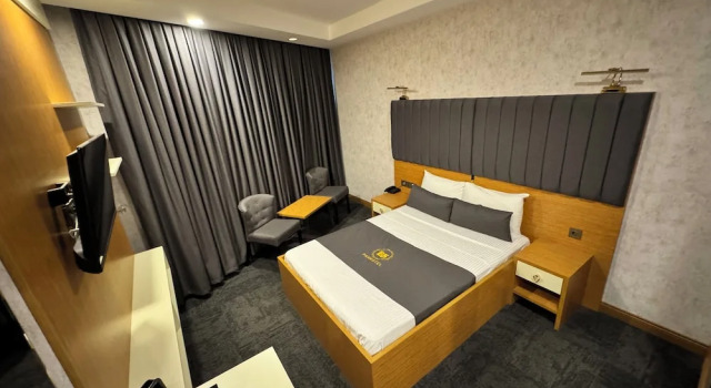 Standardowy dwuosobowy pokój z widokiem na miasto E5 Park Hotel