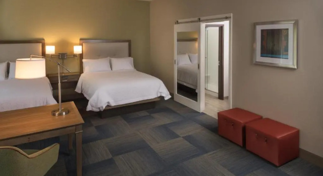 Четырёхместный люкс Hampton Inn & Suites-Asheville Biltmore Village, NC