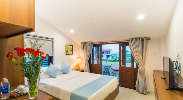 Номер Deluxe с балконом Bill Ben Homestay Hoi An