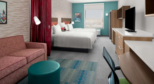Четырёхместный люкс Home2 Suites By Hilton Hobbs