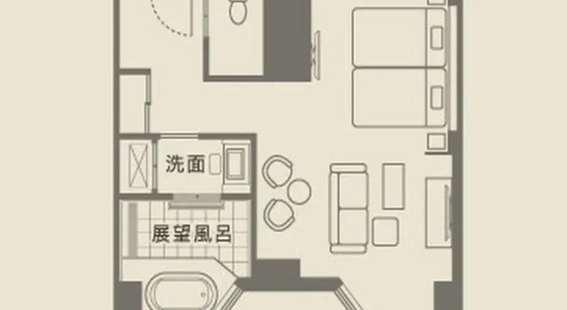 Двухместный номер Standard с красивым видом из окна Noboribetsu Grand Hotel