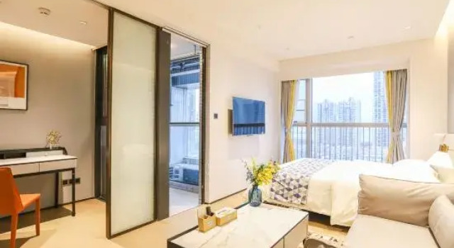 Люкс Executive с видом на город Bangtuomeinuo Executive Apartment (Shenzhen Futian chegongmiao zhongzhouwan store)