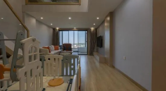 Семейный люкс Дуплекс с 2 комнатами Wushanju Private Hot Spring Villas