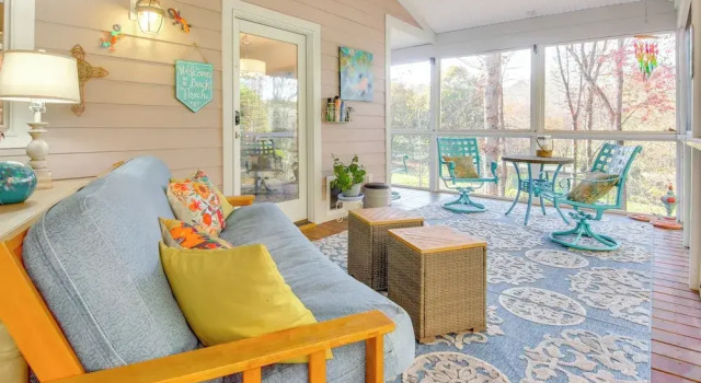 Коттедж Blue Ridge Mtn Retreat: Porches & Creek Access