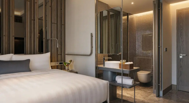 Deluxe Double room Pan Pacific Serviced Suites Beach Road, Singapore