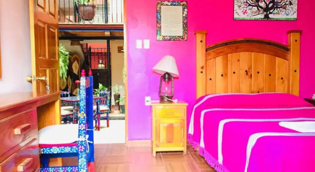 Двухместный номер Standard с балконом Hotel Cazomalli Oaxaca