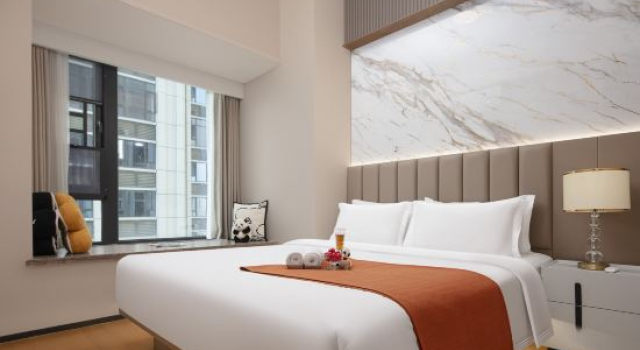 Люкс с 3 комнатами с красивым видом из окна Yunxi Luxury Residence Hotel (Red Star Bridge Subway Station Branch)