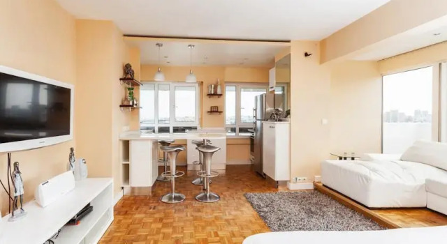 Apartment with View on the City, Забронировать Апартаменты/квартира Апартаменты Парижа, рядом с Cinémathèque Française, Апартаменты/квартира