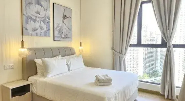 Семейный люкс с видом на море Country Garden Danga Bay Sea View Homestay by Stayrene