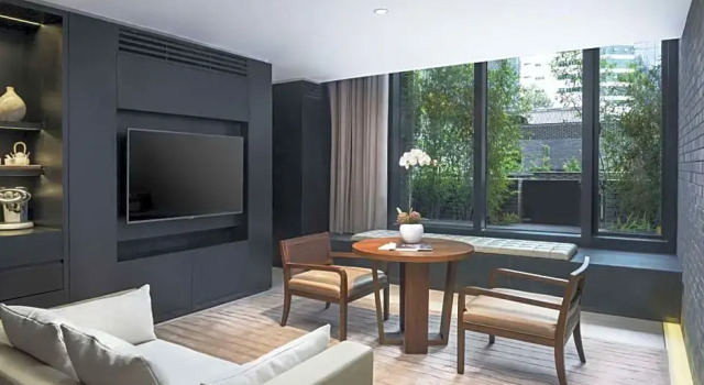 Люкс с видом на сад Upper House Chengdu