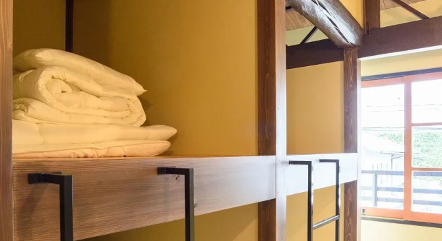Кровать в общем номере 一棟まるまる貸切宿 10名様まで Guesthouse Gokurakudo